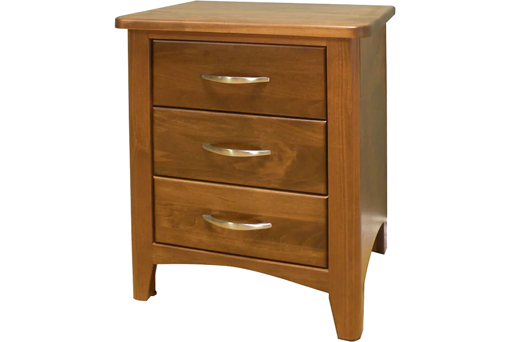 Parksville 3 Drawer Night Stand - Woodcraft Furniture