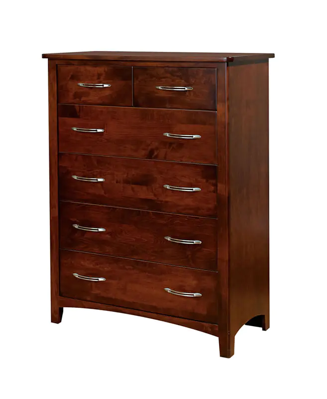 Metro 6 Drawer Hi-boy - Woodcraft Furniture